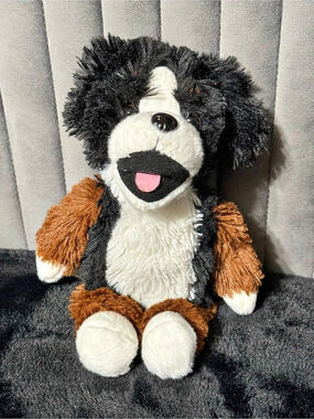Kinder Surprise Bernese Mountain Dog Plush Black & Brown